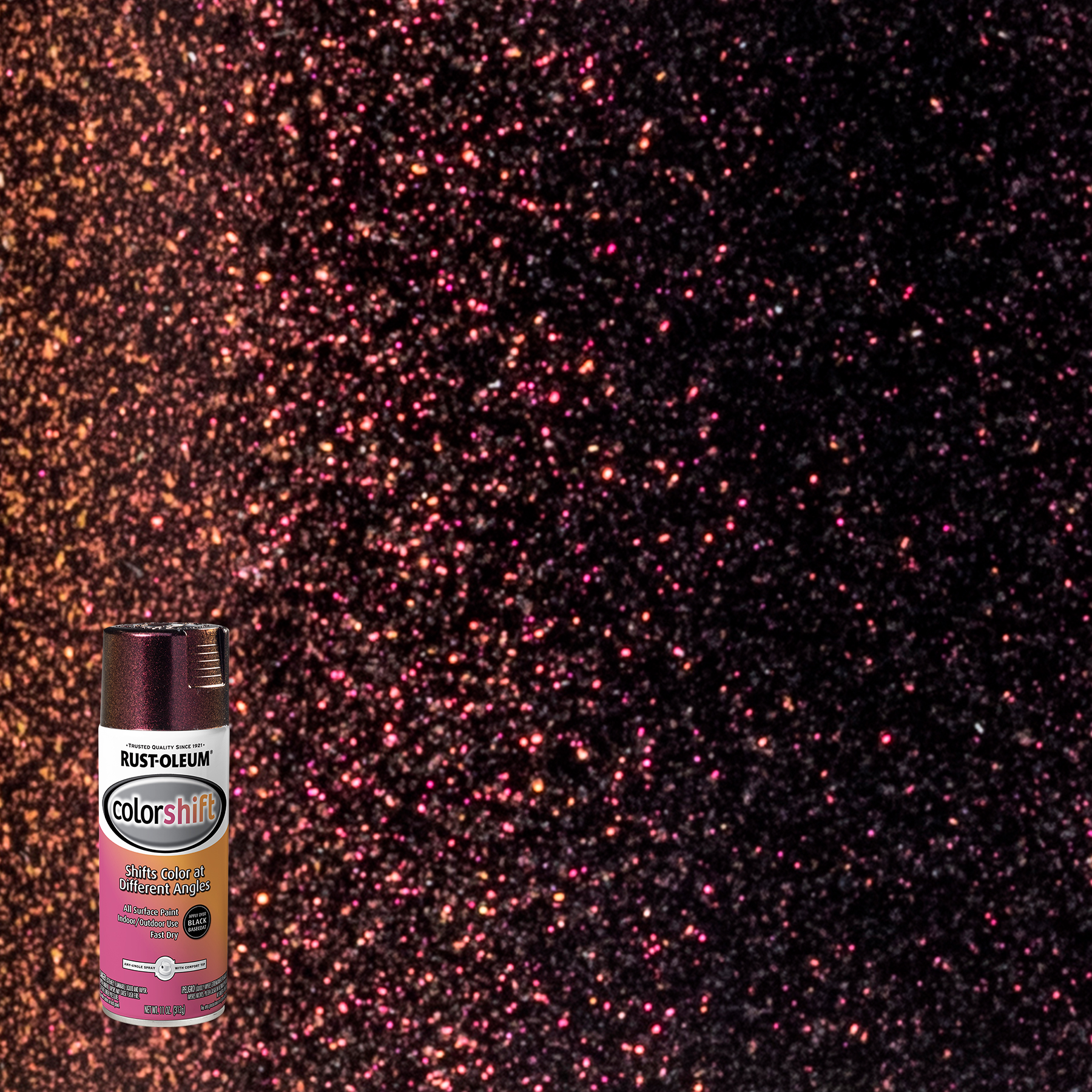 Pink Champagne, Rust-Oleum Color Shift Spray Paint-372467, 11 oz